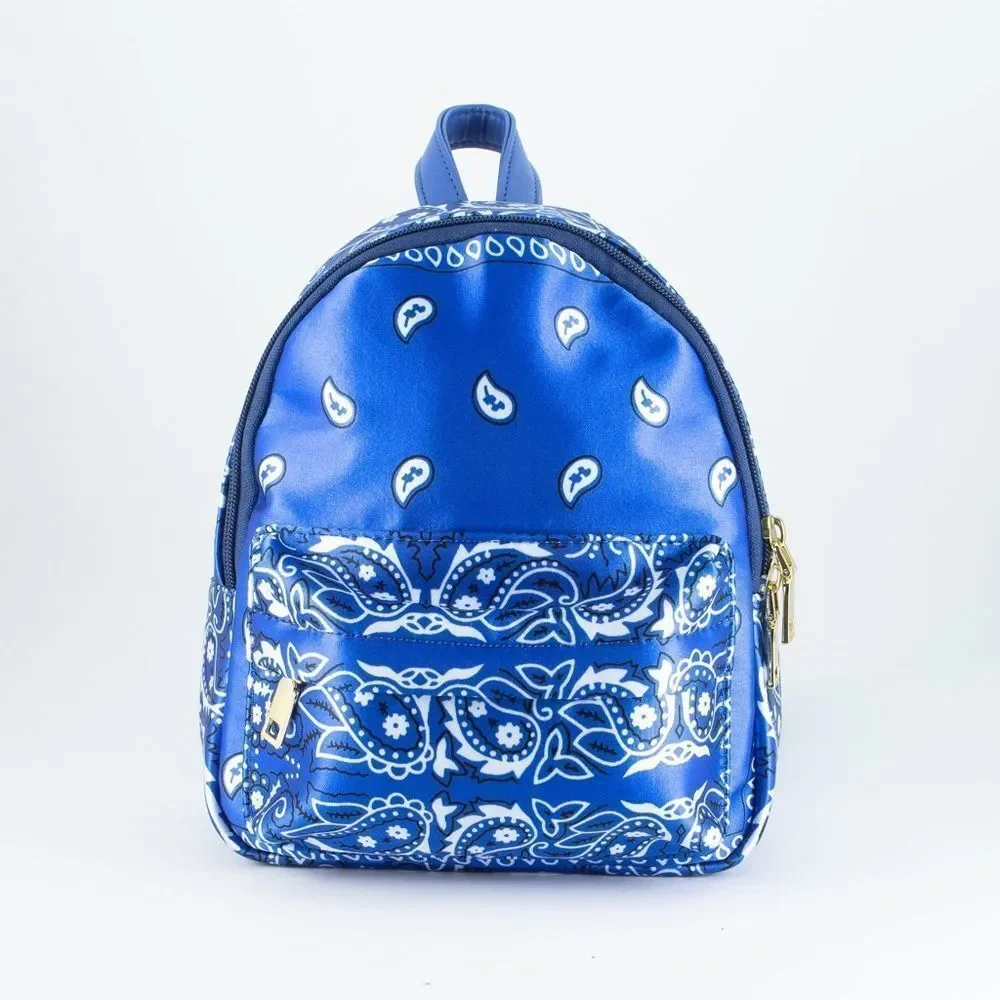 Blue Bandana BagPack